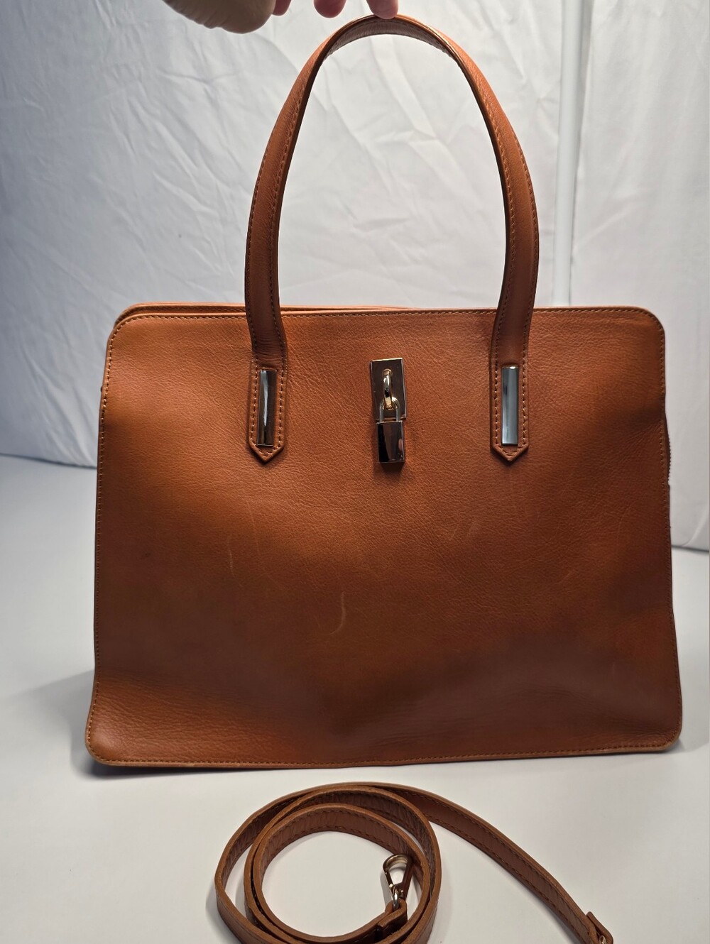 Tan Leather Handbag
